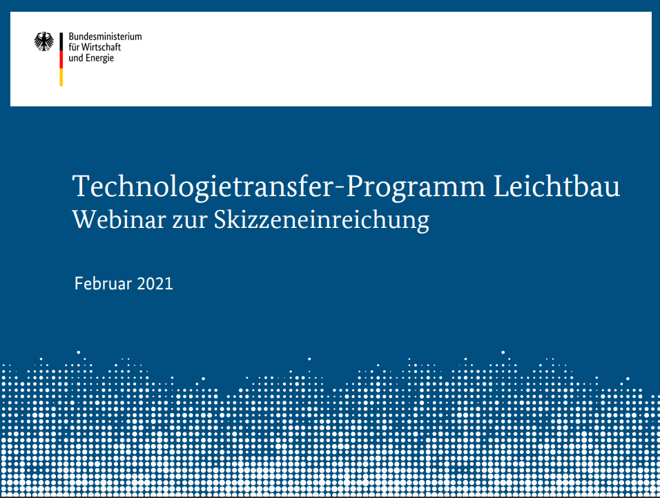 Technology-Transfer Programme: Lightweight construction and composites (Germany)