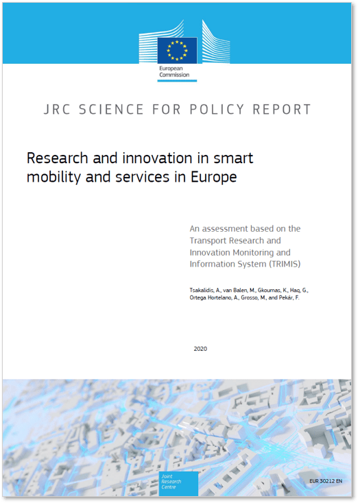 Research and innovation in smart mobility and services in Europe (JRC Science for Policy Report)