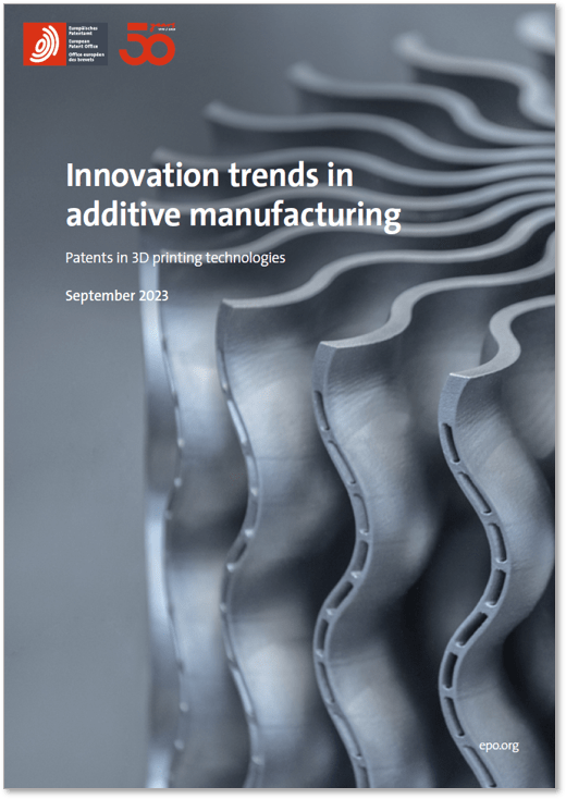 Innovation trends in additive manufacturing – Patents in 3D printing technologies