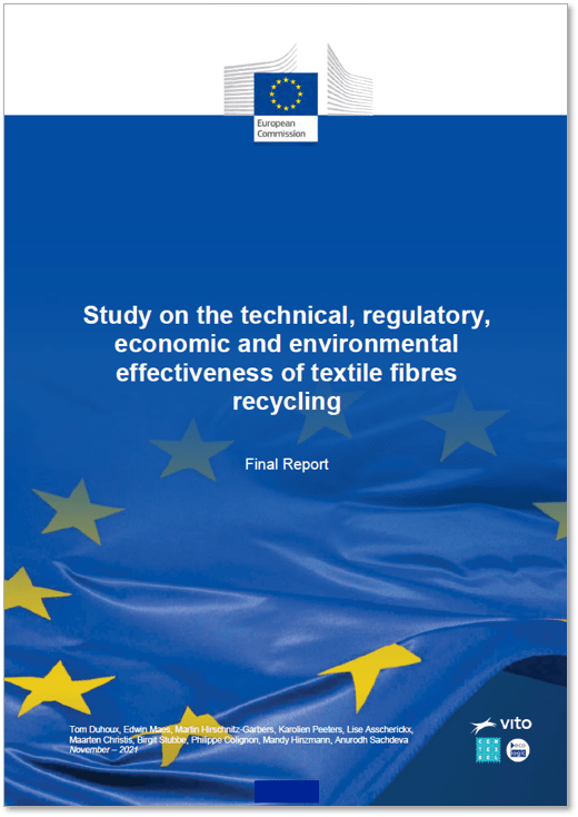 Study on the technical, regulatory, economic and environmental effectiveness of textile fibres recycling