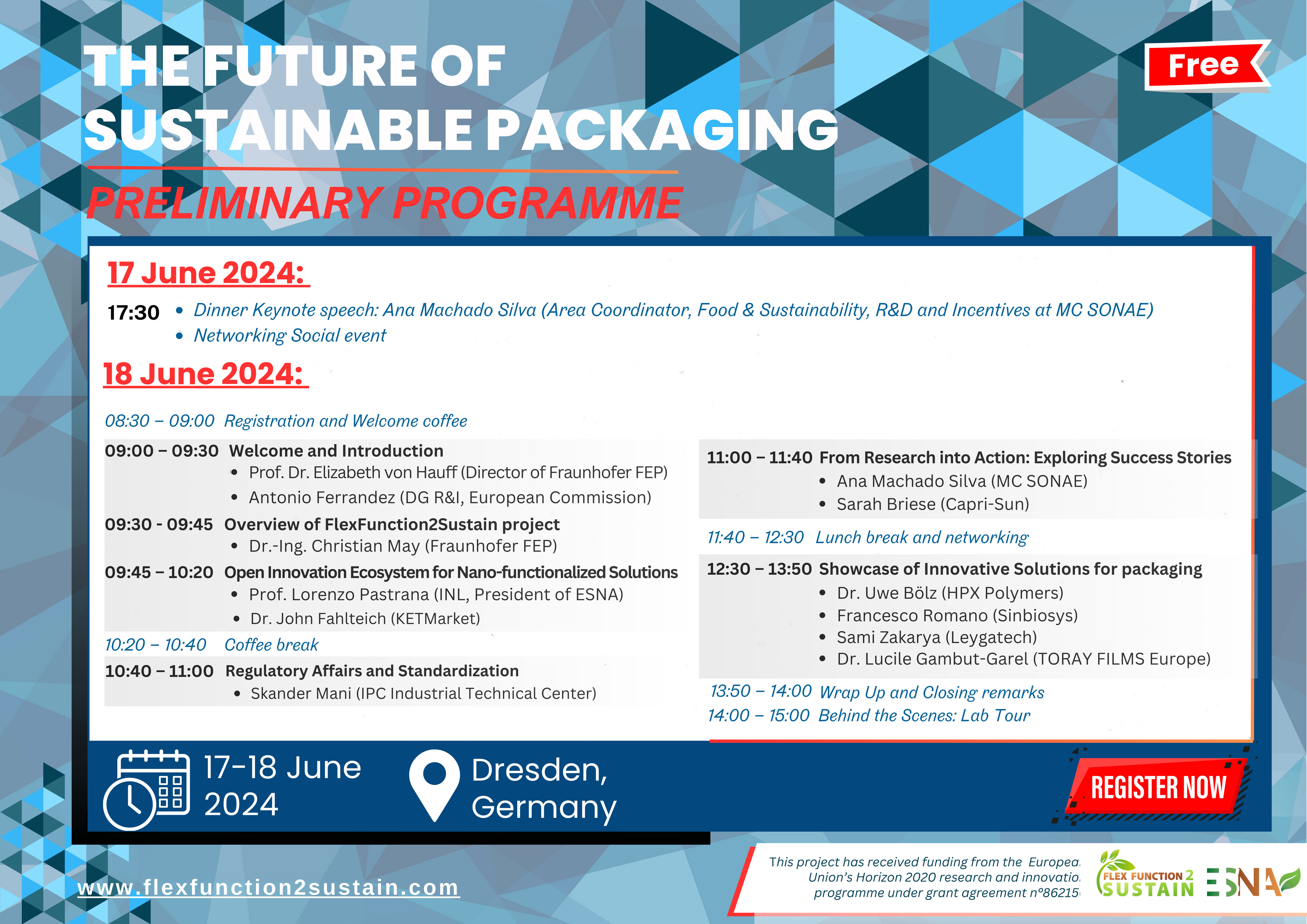 You are currently viewing The Future of Sustainable Packaging – Industry Workshop in Dresden on 17 – 18 June 2024