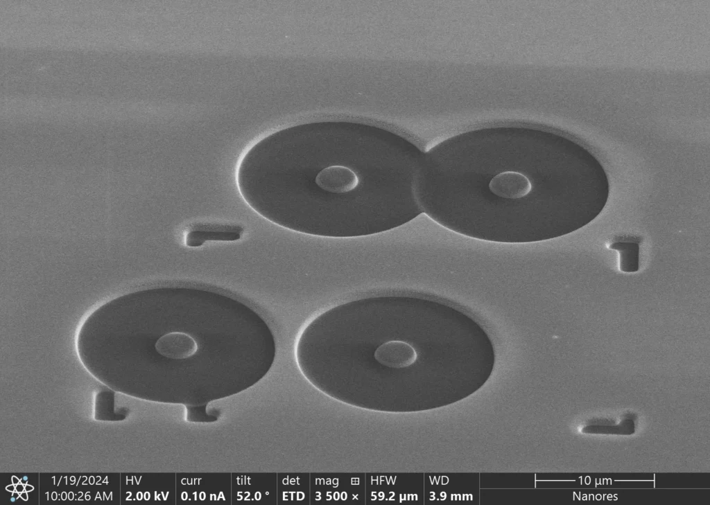 DESIGN AND FABRICATION OF PHOTONIC STRUCTURES USING FOCUSED ION BEAM TECHNOLOGY